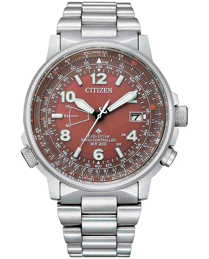 Часы Citizen Promaster CB0241-85X — мужские, красный