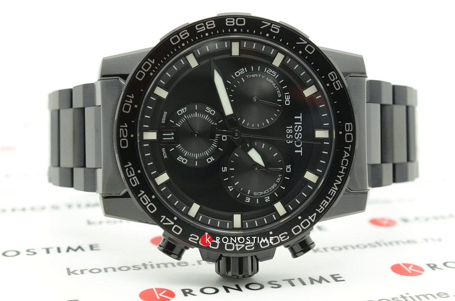 Часы Tissot SuperSport Chrono T125.617.33.051.00 — сталь c pvd покрытием, мужские