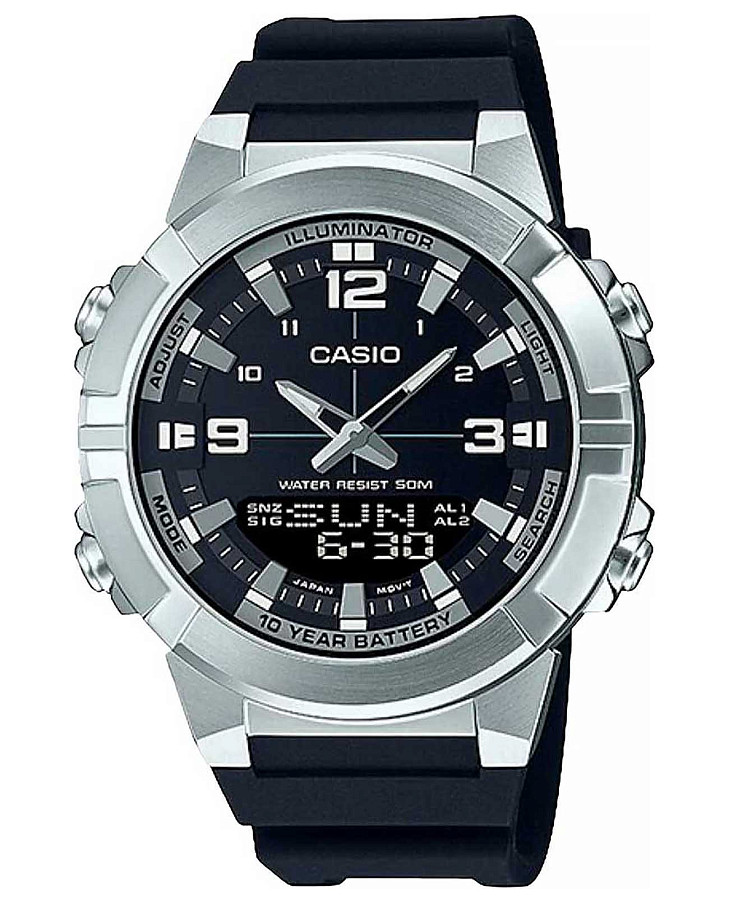 Часы Casio Collection AMW-870-1AVDF (AMW-870-1A) — мужские, черный
