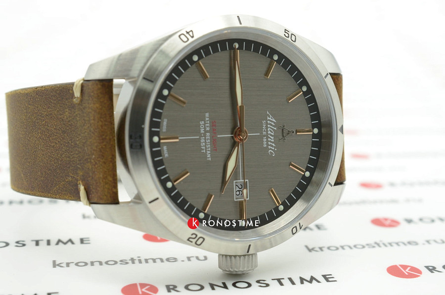 Часы Atlantic 70351.41.41R — кварцевые, металл сталь