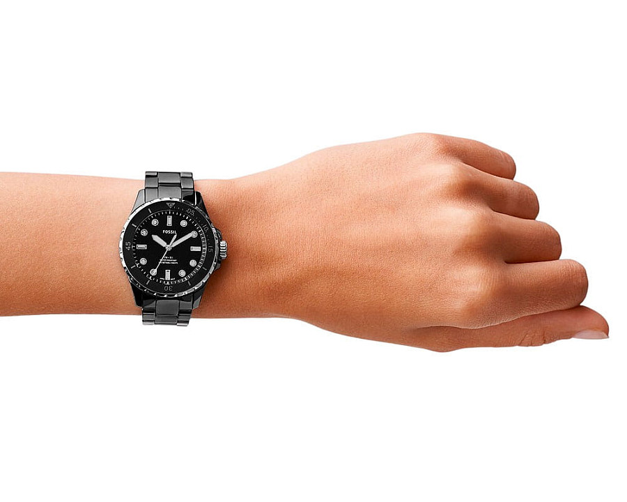 Часы Fossil FB-01 CE1108 — черный, металл сталь