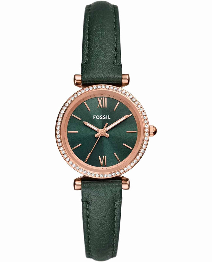 Часы Fossil Carlie ES5370 — женские, зеленый
