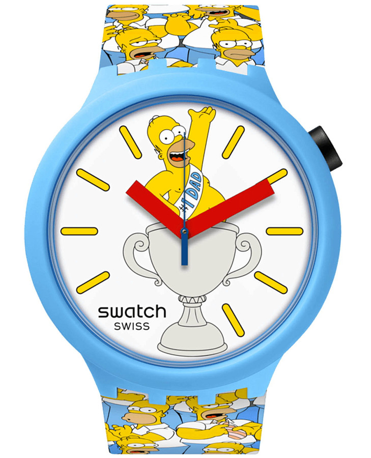 Часы Swatch Big Bold Biosourced Standard SB05Z100 — женские, белый