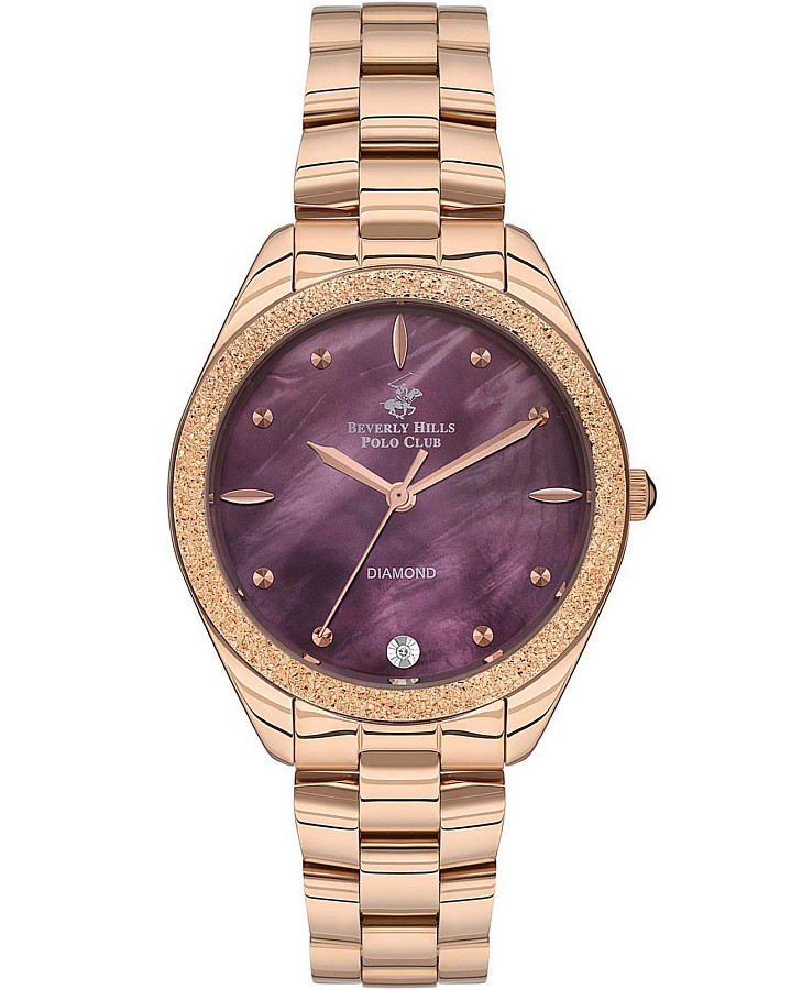 Часы Beverly Hills Polo Club BP3564C.480 — женские, фиолетовый