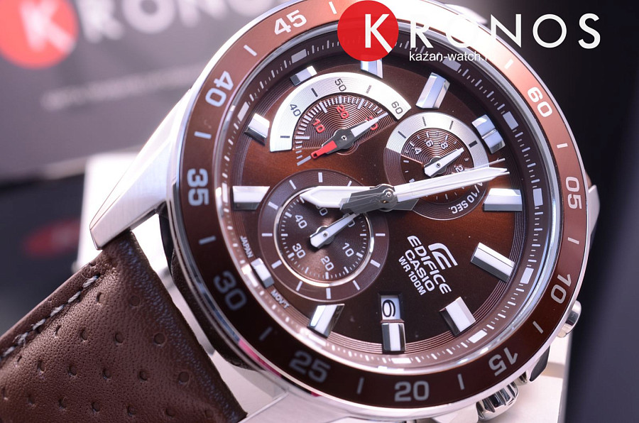 Часы Casio Edifice EFV-550L-5A — кварцевые, металл сталь