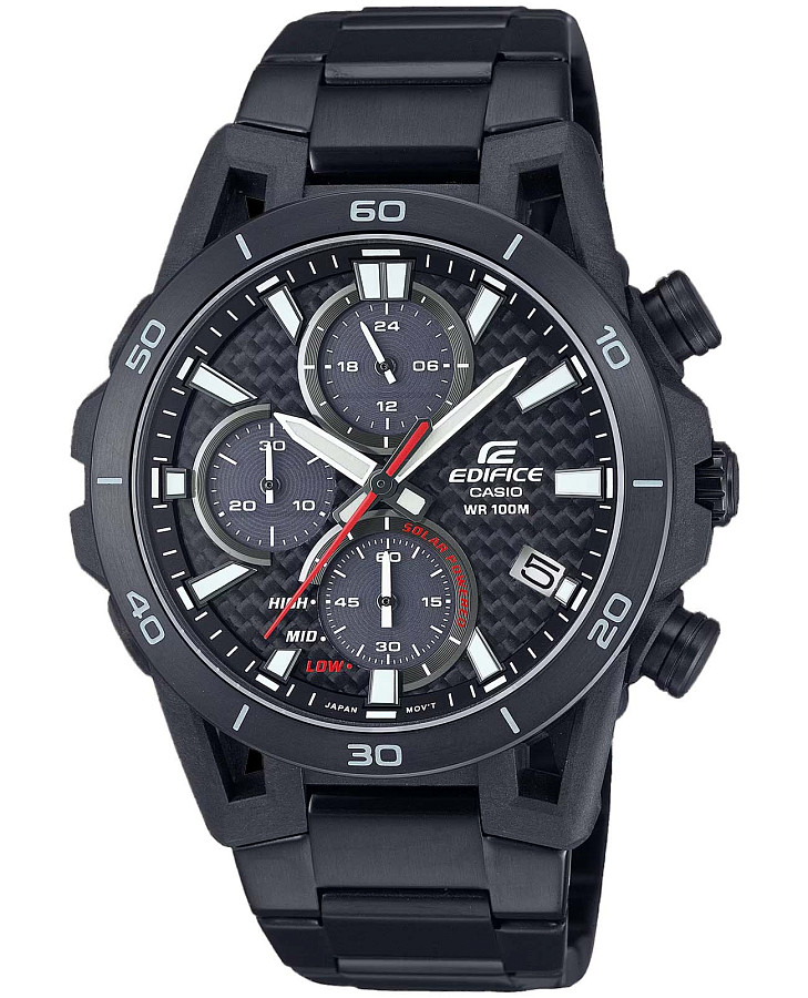 Часы Casio Edifice EQS-960DC-1AVUDF (EQS-960DC-1AV) — мужские, черный