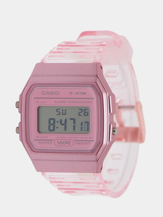 Часы Casio Collection F-91WS-4EF — кварцевые, Япония, женские