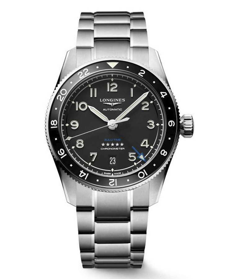Часы Longines Spirit L3.802.4.53.6 — мужские, черный