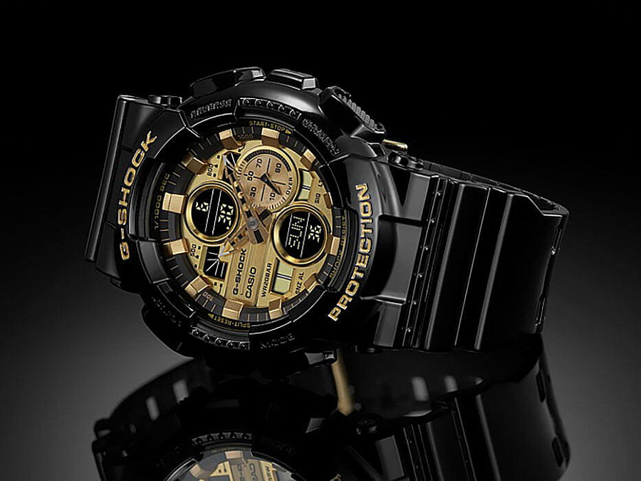 Часы Casio G-Shock GA-140GB-1A1DR (GA-140GB-1A1) — Япония, электронные