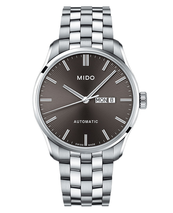 Часы Mido Belluna Sunray M024.630.11.061.00 — мужские, антрацитовый