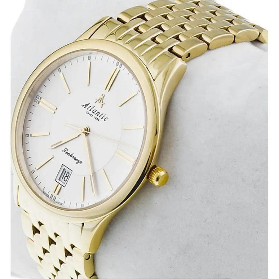 Часы Atlantic Seabreeze 61355.45.21 — кварцевые, сталь металл