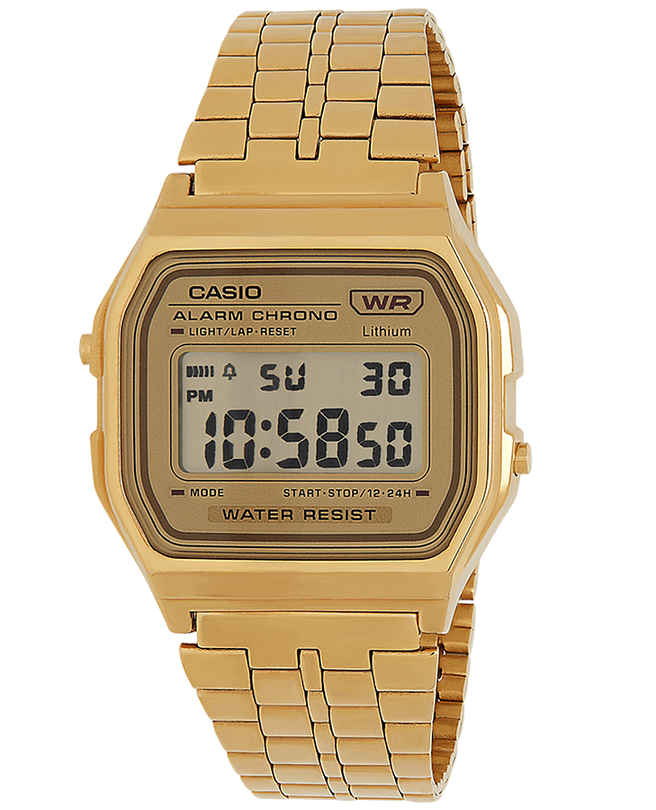 Часы Casio Vintage A158WETG-9A — мужские, золотистый