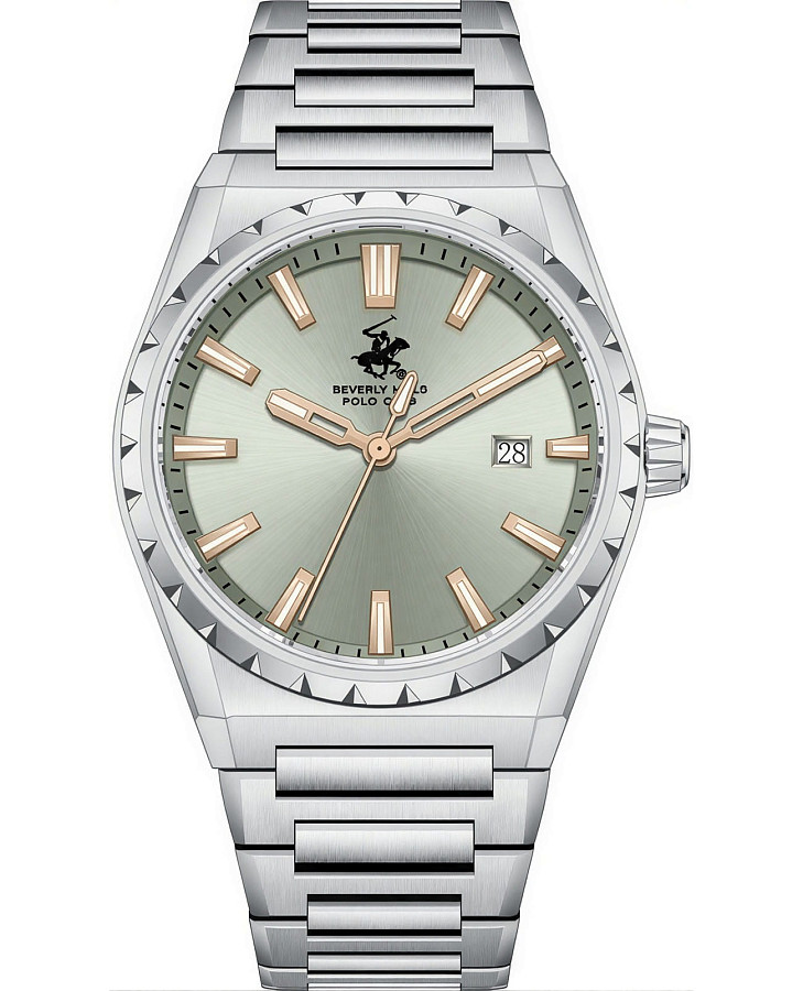 Часы Beverly Hills Polo Club BP3918X.370 — мужские, зеленый