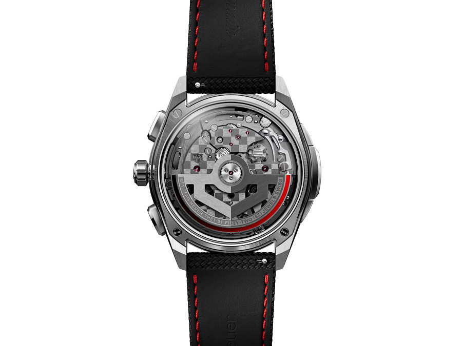 Часы TAG Heuer Carrera Split-Seconds Chronograph CDD2180.FT8120 — механические, титан