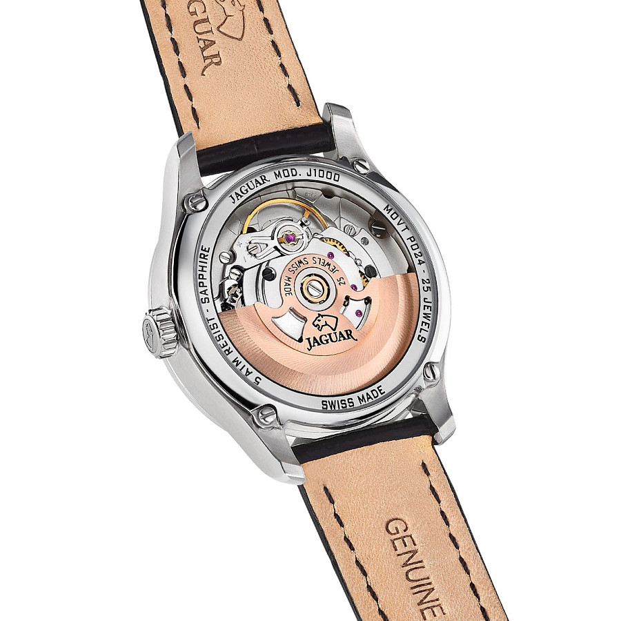 Часы Jaguar Automatic Woman J1000/B — механические, металл сталь