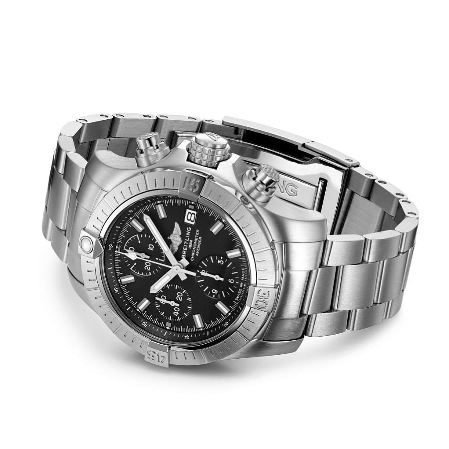 Часы Breitling Avenger Chronograph 43 A13385101B1A1 — металл сталь, Швейцария