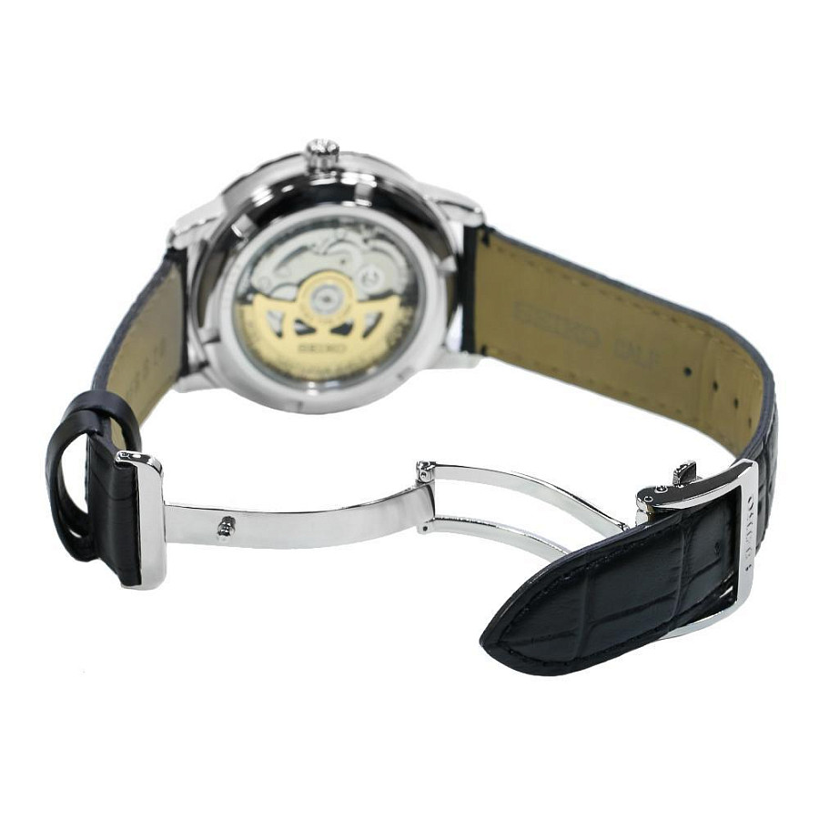 Часы Seiko Conceptual Series Dress SRP761J2S — кожа + текстиль, мужские