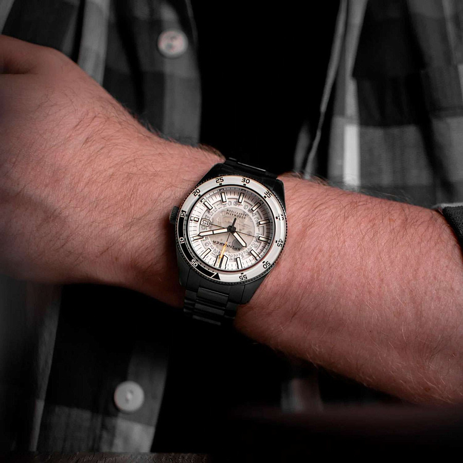 Часы Spinnaker Fleuss SP-5118-33 — сталь металл, Англия