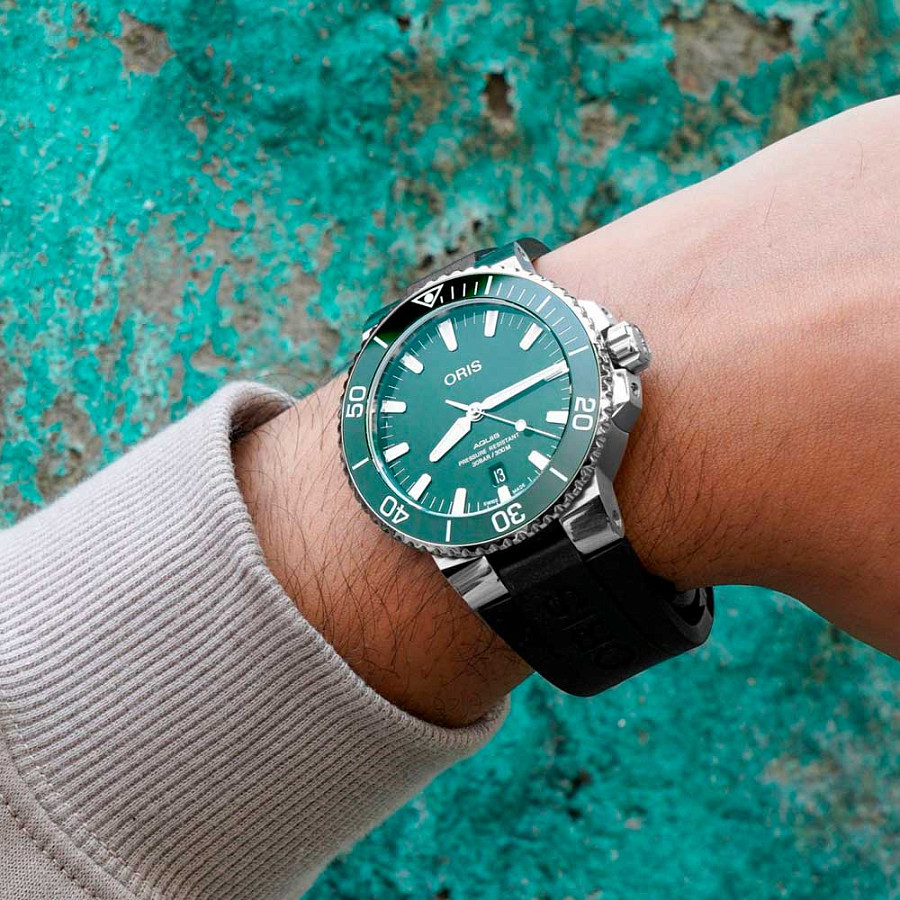 Часы Oris Aquis 01 733 7730 4157-07 4 24 64EB — артикул 01 733 7730 4157-07 4 24 64EB