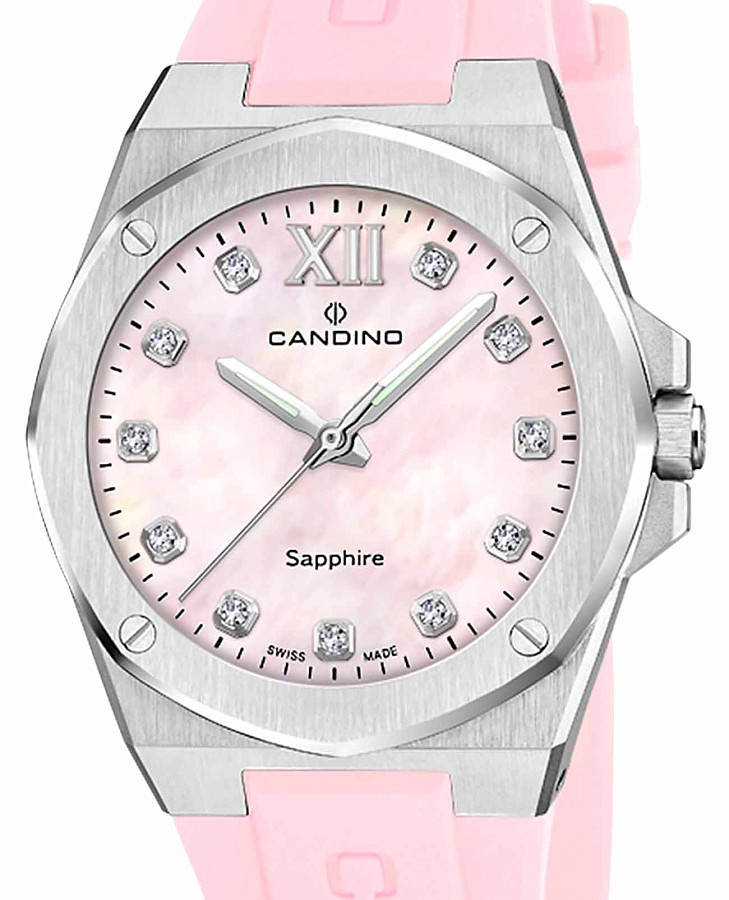 Часы Candino Lady Elegance C4777/7 — кварцевые, металл сталь