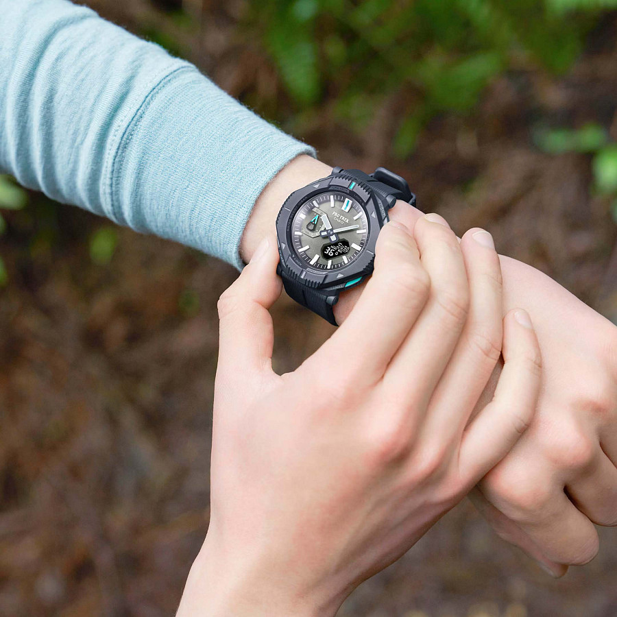 Часы Casio Pro Trek PRJ-B001-1DR (PRJ-B001-1) — кварцевые, пластик