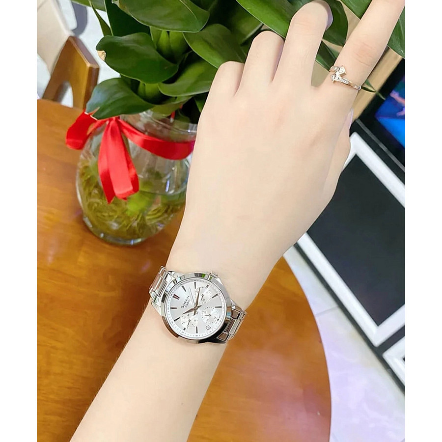 Часы Casio Sheen SHE-3516D-7A — кварцевые, сталь металл