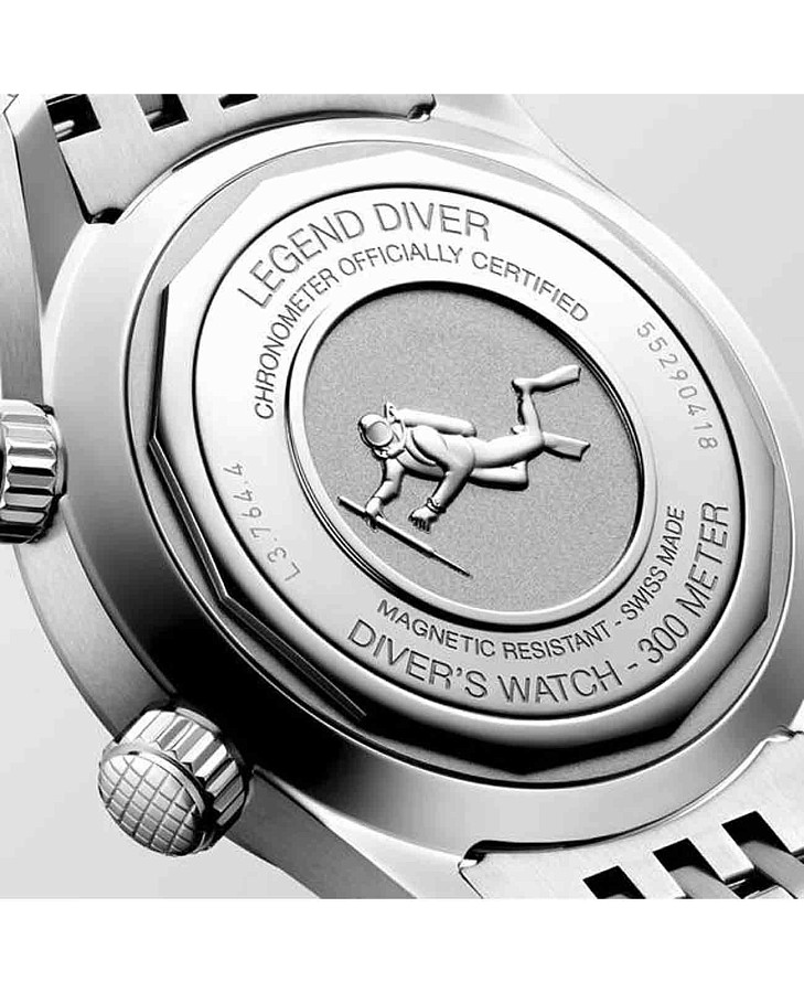 Часы Longines Legend Diver L3.764.4.90.6 — механические, Швейцария, мужские