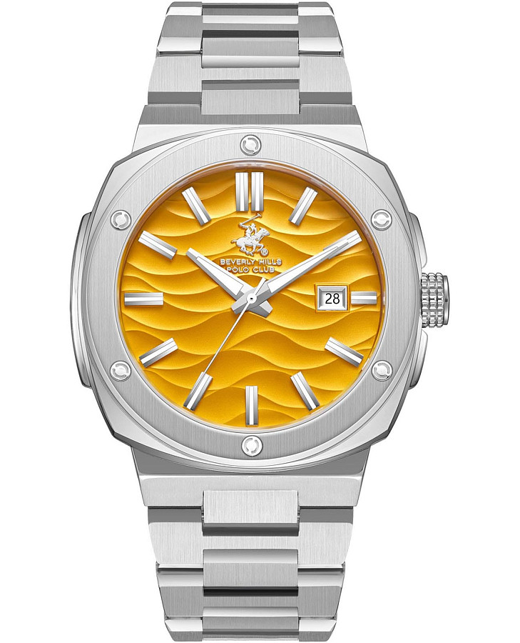Часы Beverly Hills Polo Club BP3655X.301 — мужские, желтый