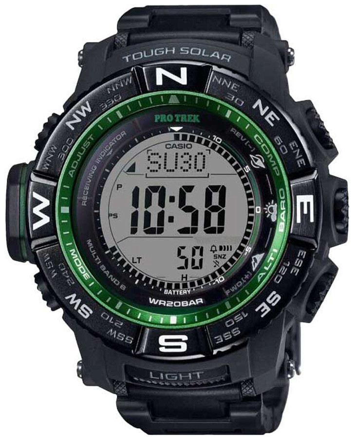 Часы Casio Pro Trek PRW-3510FC-1 — мужские, серый