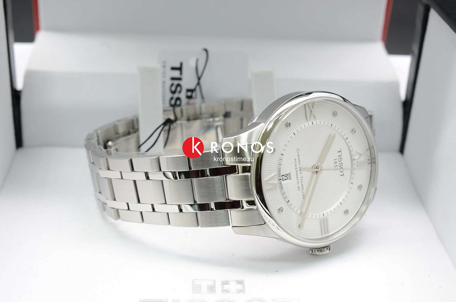 Часы Tissot Chemin des Tourelles Powermatic 80 T099.407.11.033.00 — мужские, нержавеющая сталь