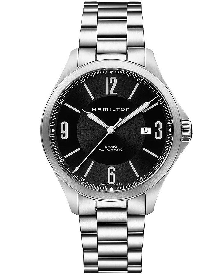 Часы Hamilton Khaki Aviation Auto H76665135 — мужские, черный