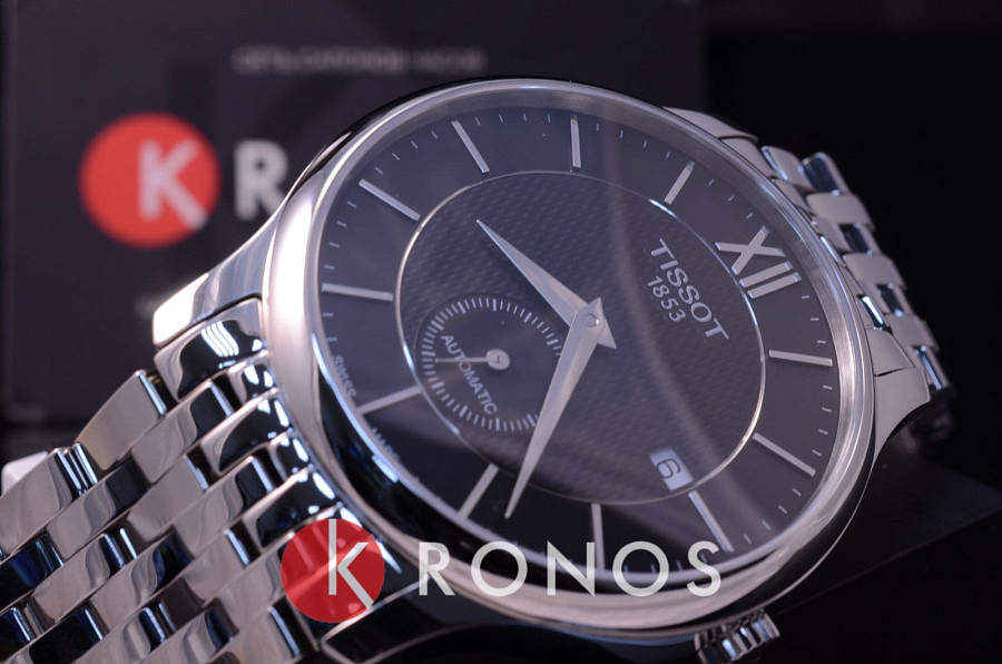 Часы Tissot Tradition Automatic Small Second T063.428.11.058.00 — нержавеющая сталь, мужские