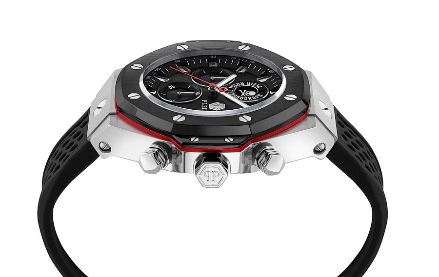 Часы Philipp Plein Plein Chrono Royal PWLFA0225 — кварцевые, сталь металл
