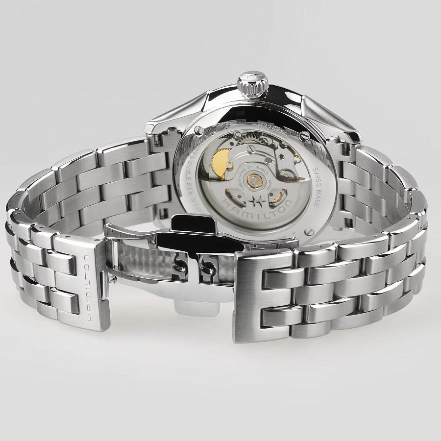 Часы Hamilton Jazzmaster Open Heart Auto H32675151 — мужские, серебристый