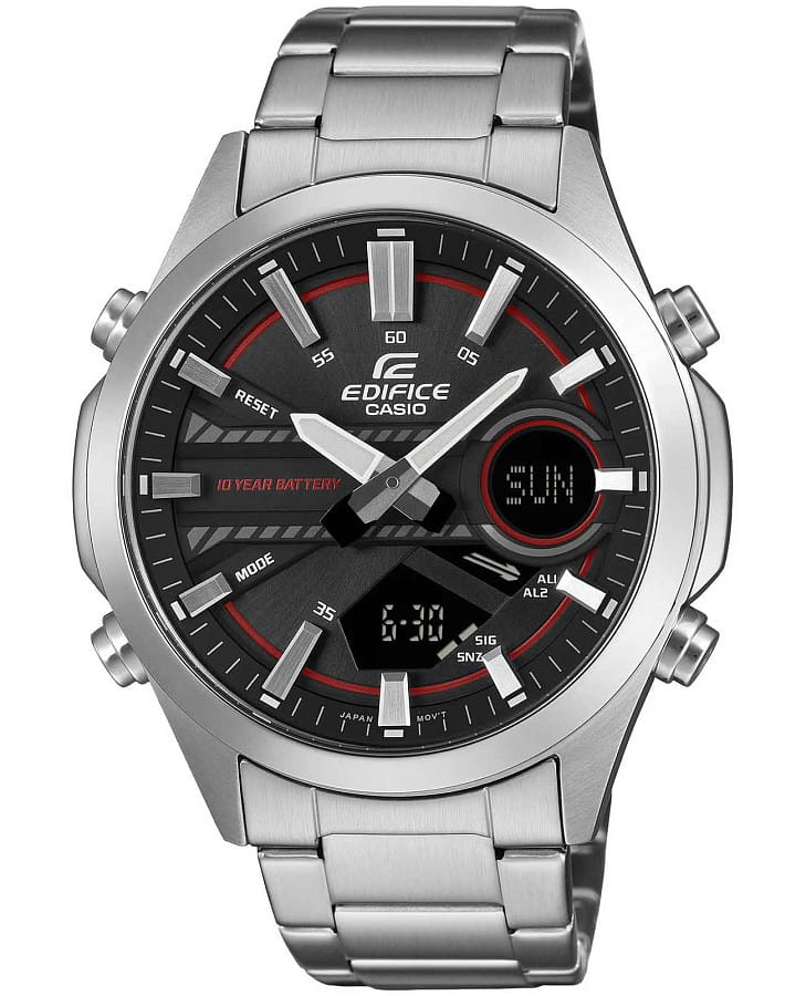 Часы Casio Edifice EFV-C120D-1A4 — мужские, черный