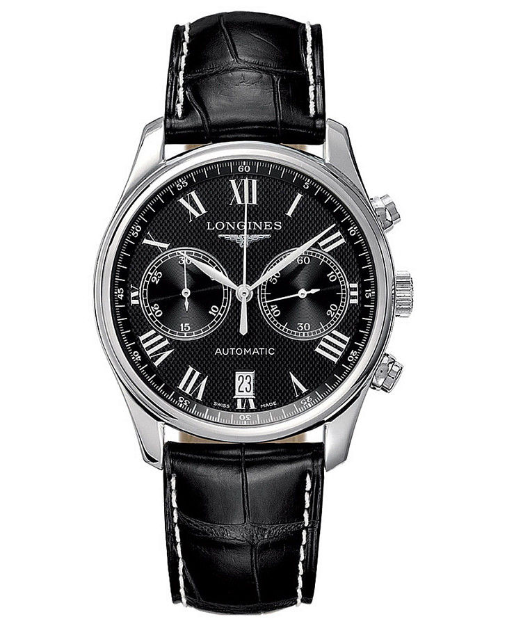 Часы Longines Master Collection L2.629.4.51.7 — мужские, черный