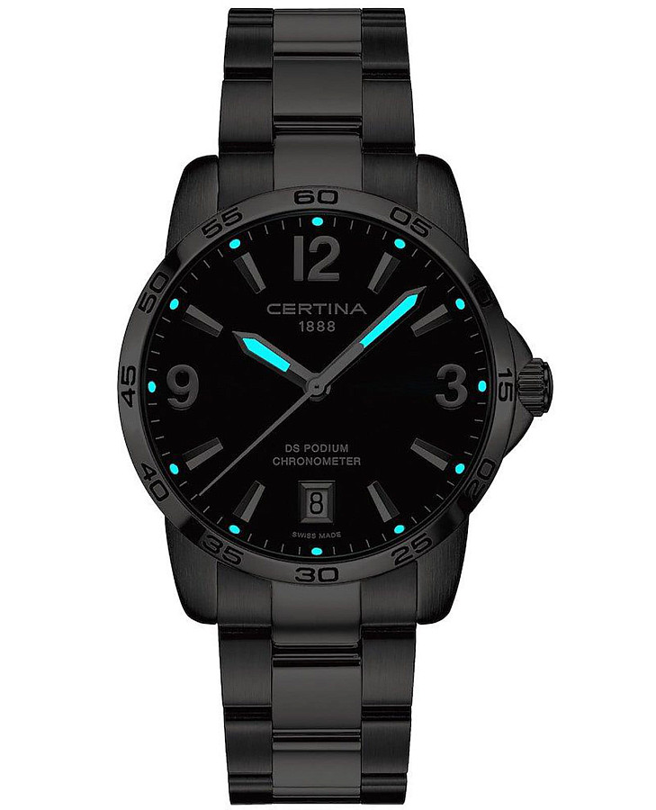 Часы Certina DS Podium 40mm C034.451.11.097.00 — кварцевые, сталь металл