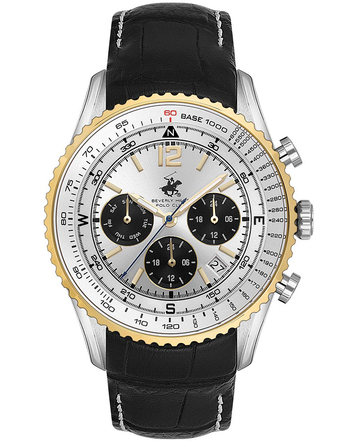 Часы Beverly Hills Polo Club BP3723X.331 — мужские, серебристый