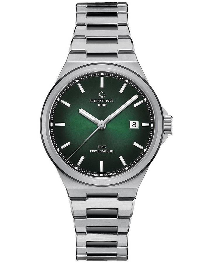 Часы Certina DS-7 Powermatic 80 - C043.407.22.091.00 — мужские, зеленый