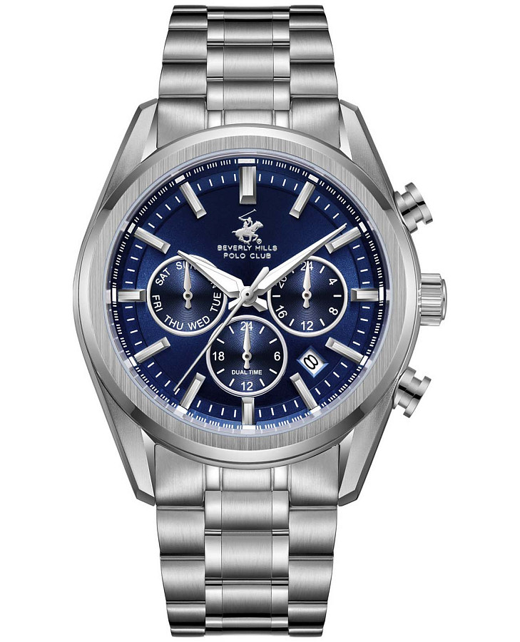 Часы Beverly Hills Polo Club BP3698X.390 — мужские, синий