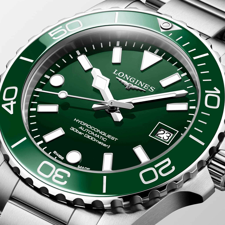 Часы Longines HydroConquest L3.779.4.06.6 — механические, металл сталь