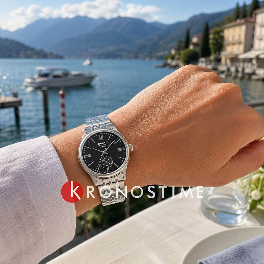 Часы Casio Collection Beside BMS-100D-1A — кварцевые, сталь металл