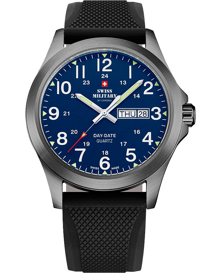 Часы Swiss Military by Chrono Classic SMP36040.32 — мужские, синий