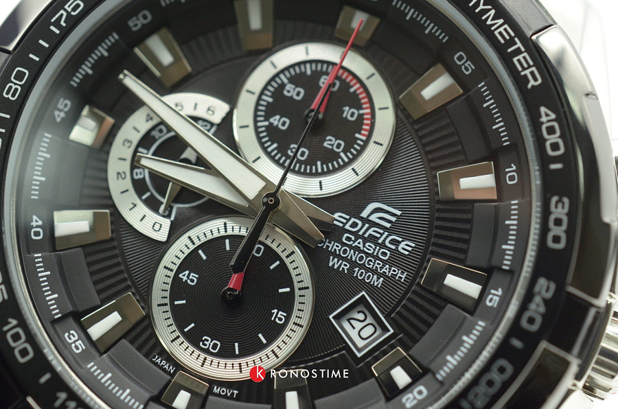 Часы Casio Edifice EF-539D-1AVUDF (EF-539D-1A) — металл сталь, Япония