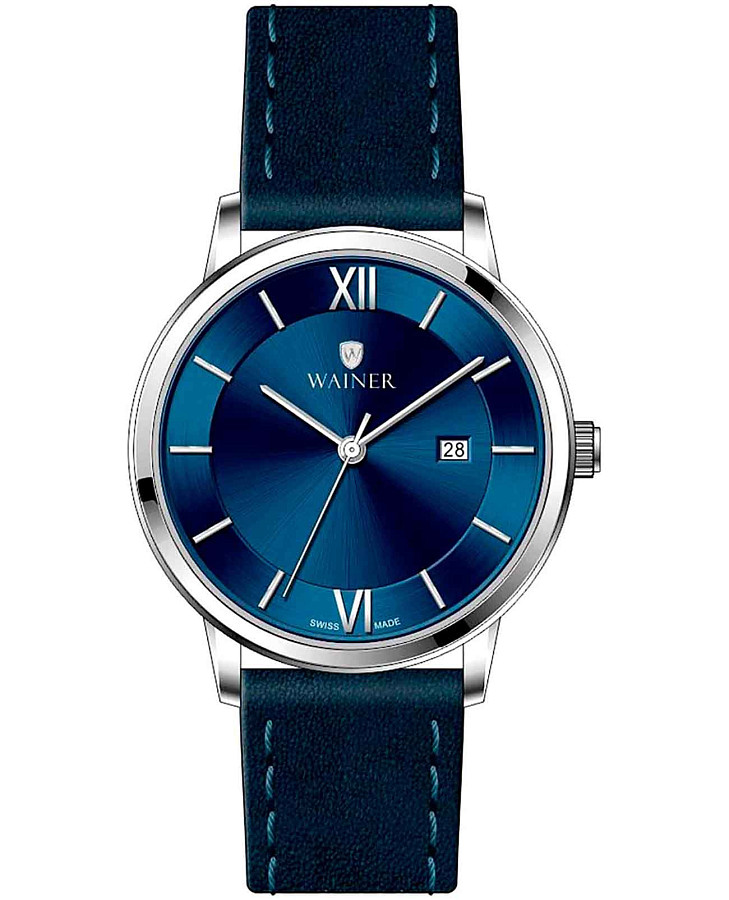 Часы Wainer Classic WA.11190-C — мужские, синий