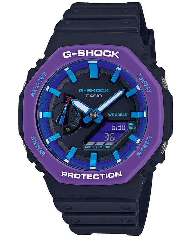 Часы Casio G-Shock GA-2100THS-1A — мужские, черный