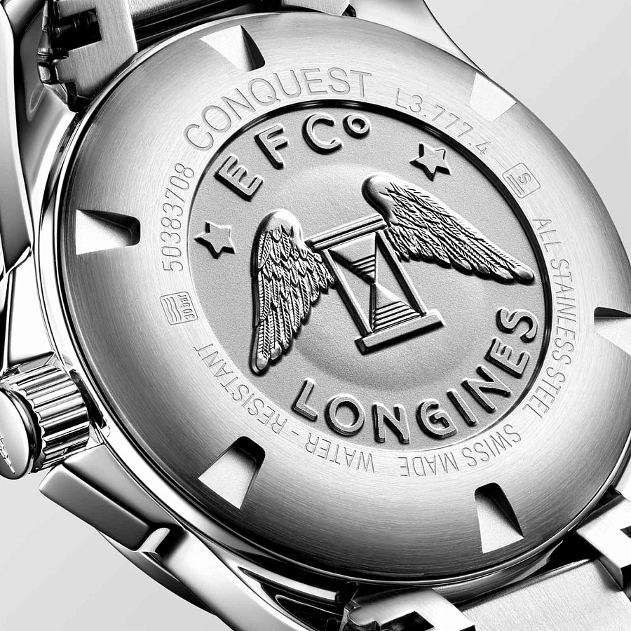 Часы Longines Conquest L3.777.4.99.6 — металл сталь, Швейцария