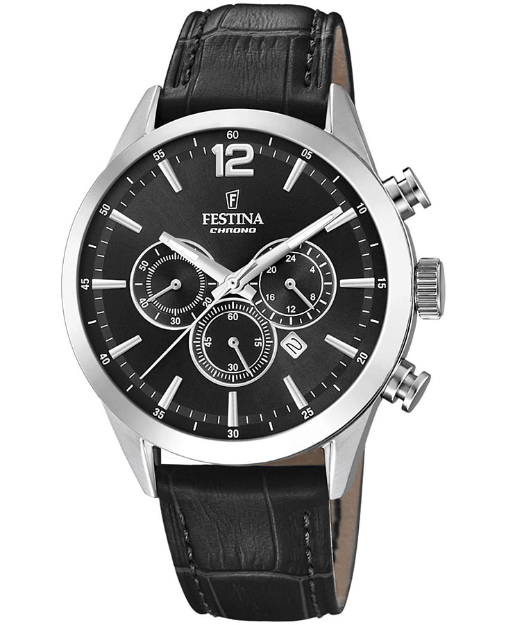 Часы Festina Timeless Chrono F20542/5 — мужские, черный