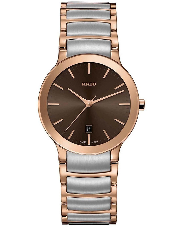 Часы Rado Centrix Automatic R30555303 — женские, коричневый
