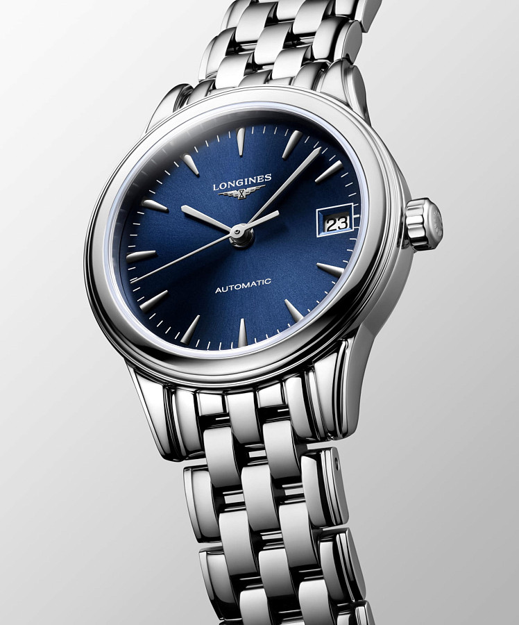 Часы Longines Flagship L4.274.4.92.6 — механические, металл сталь